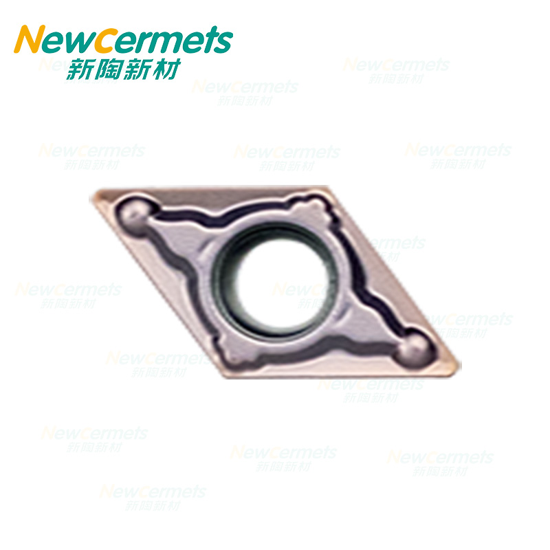 Fast Cutting Cutter DCMT070204-FG Indexable Cermet CNC Turning Inserts for Steel Machining