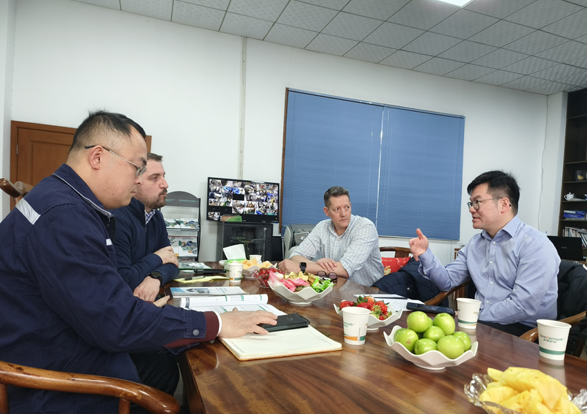 The technical experts of Haydale whisker products in the United States visited our company